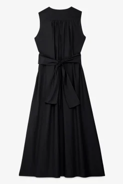 Langes Popelinekleid