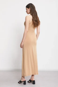 Langes Stretchkleid