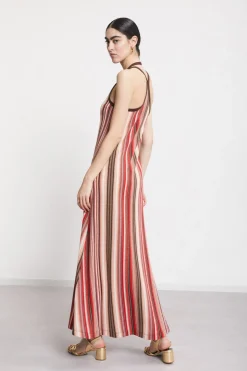 Langes Strickkleid