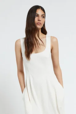 Langes Viskosekleid