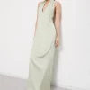Langes Viskosekleid