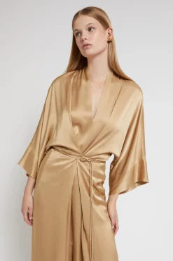 Langes Viskosekleid