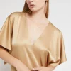 Langes Viskosekleid