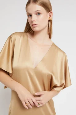 Langes Viskosekleid