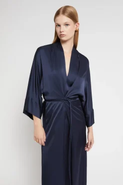 Langes Viskosekleid