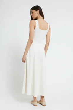 Langes Viskosekleid