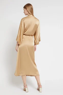 Langes Viskosekleid