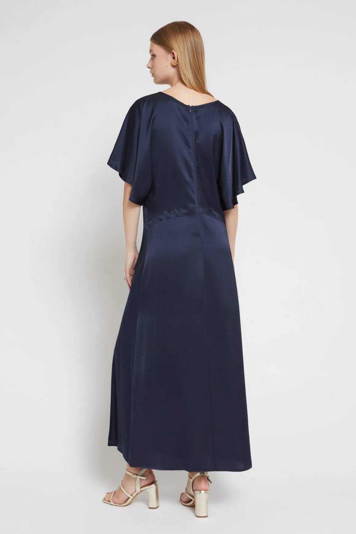 Langes Viskosekleid