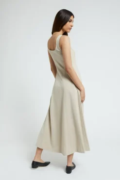Langes Viskosekleid