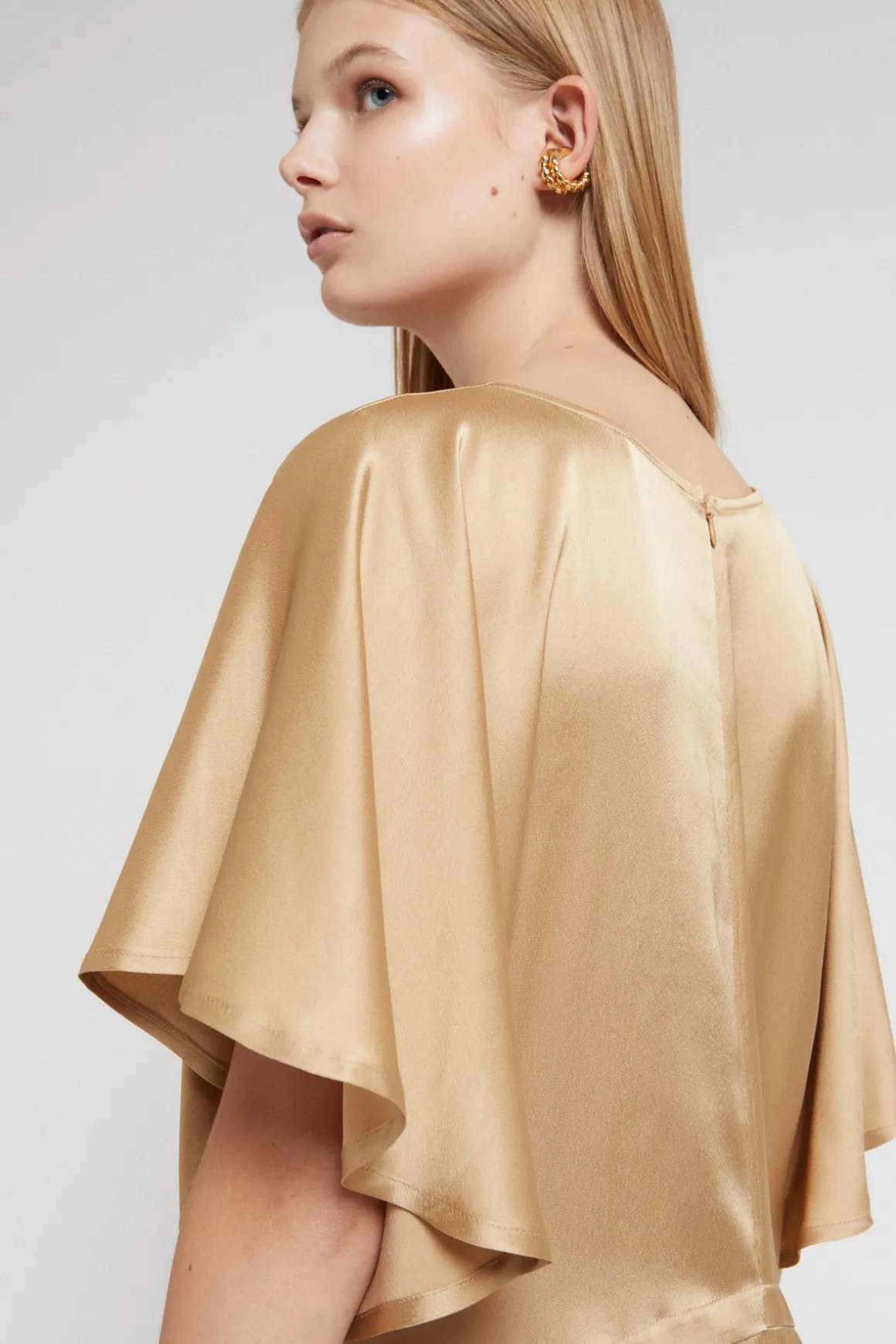 Langes Viskosekleid