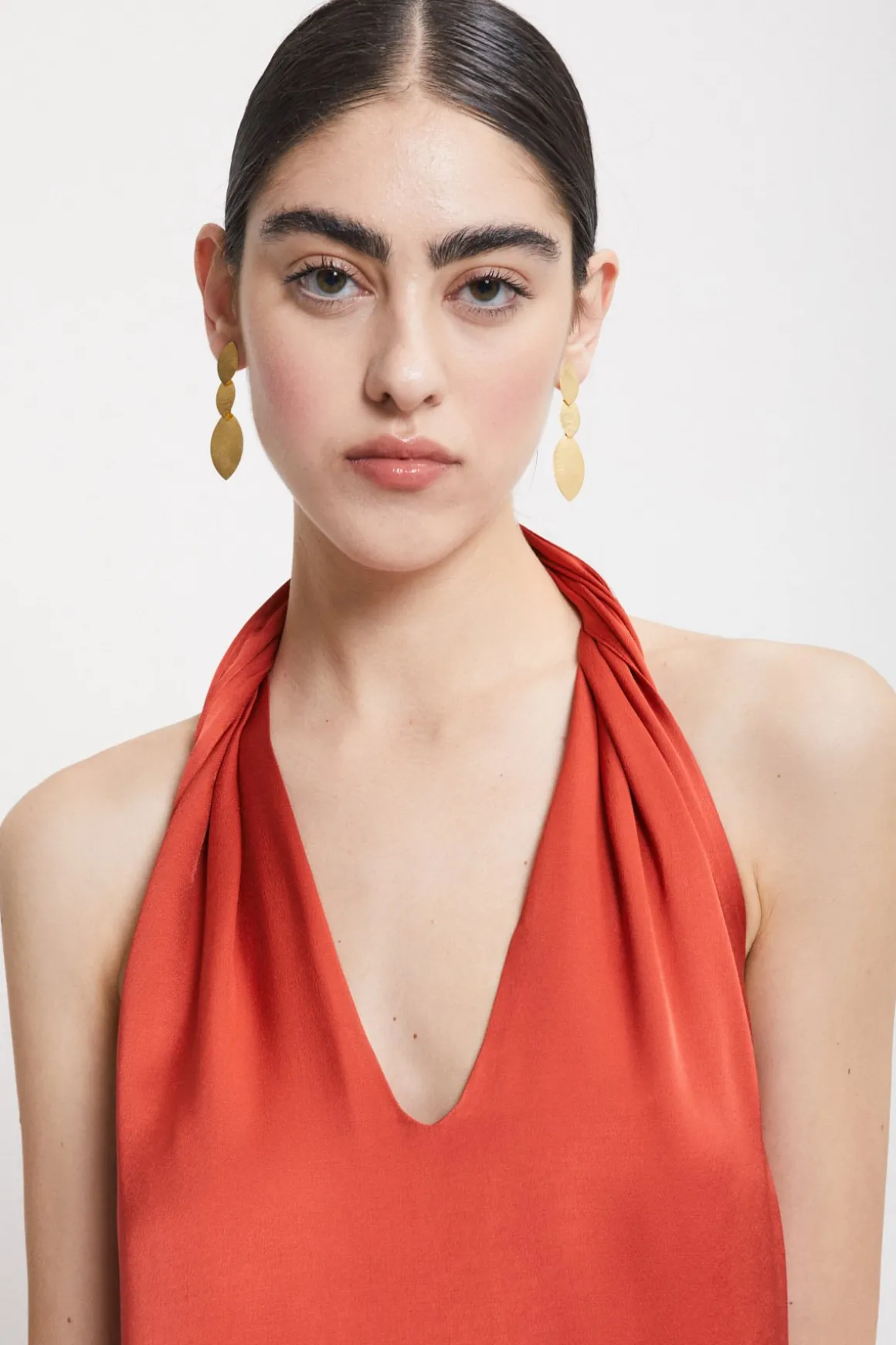 Langes Viskosekleid