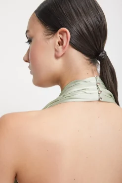 Langes Viskosekleid