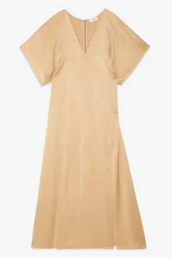 Langes Viskosekleid