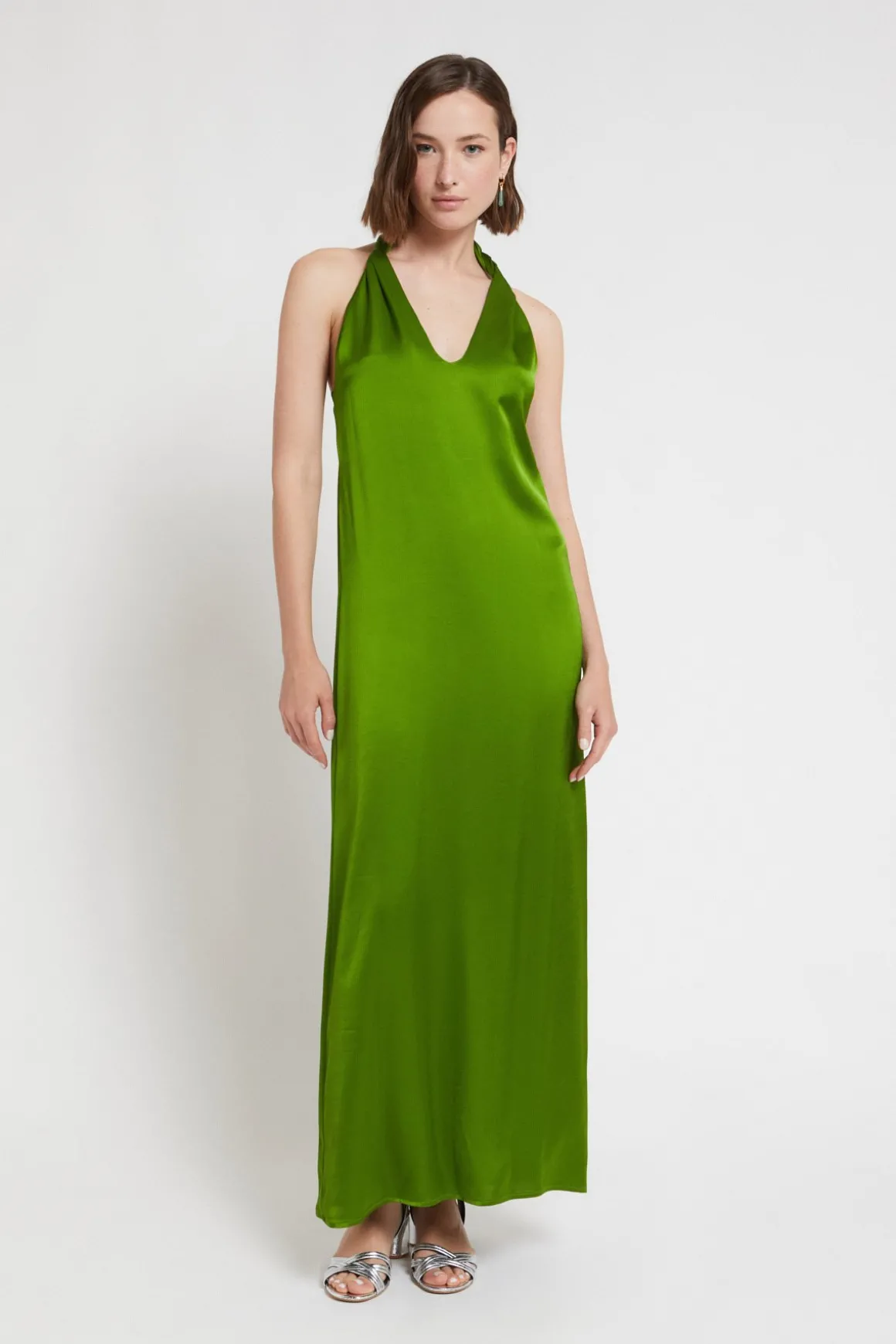 Langes Viskosekleid