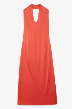 Langes Viskosekleid