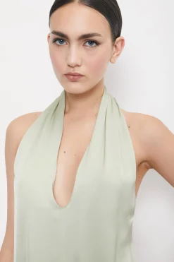Langes Viskosekleid