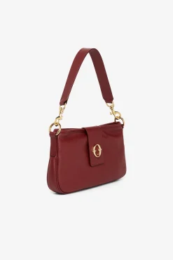 Leder Baguette Tasche