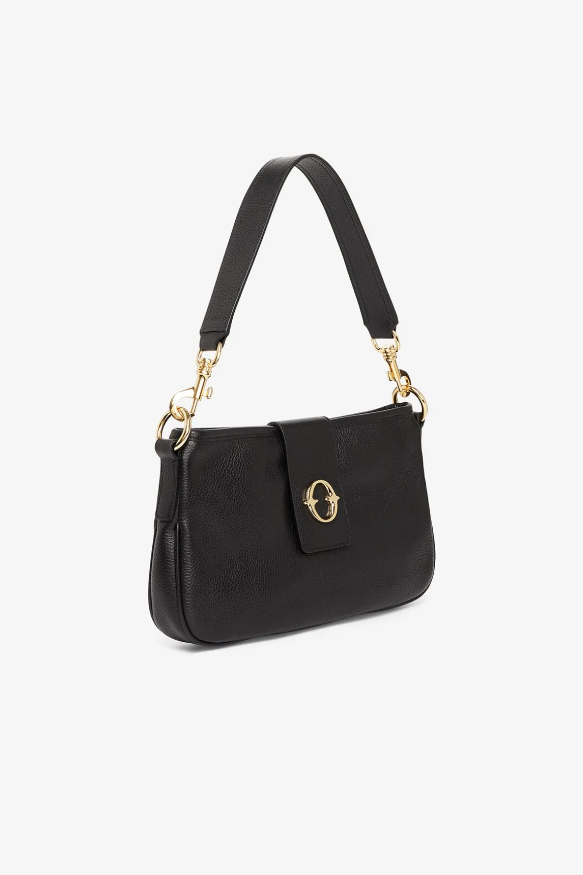 Leder Baguette Tasche