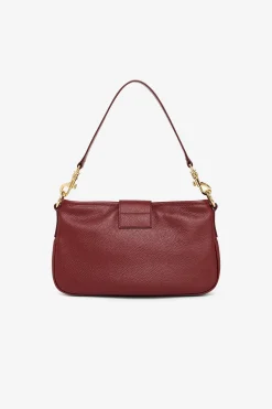 Leder Baguette Tasche