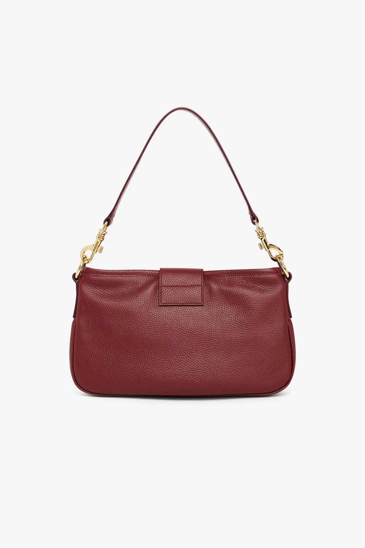 Leder Baguette Tasche