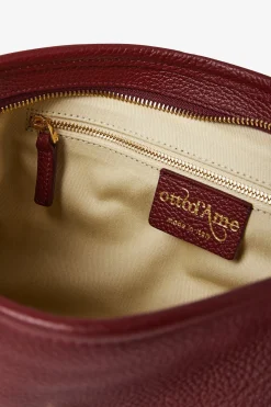 Leder Baguette Tasche