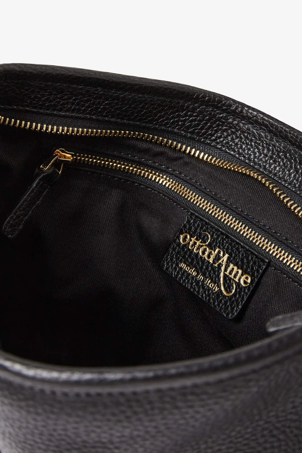 Leder Baguette Tasche