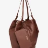 Leder-Shopper-Tasche