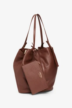 Leder-Shopper-Tasche