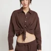 Leinenbluse