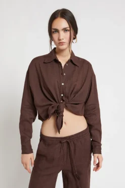 Leinenbluse