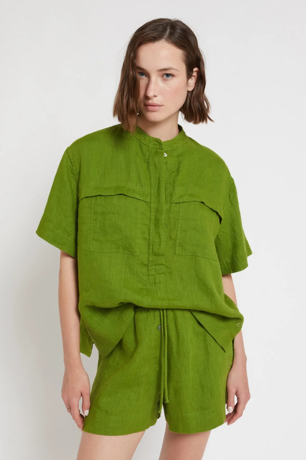 Leinenbluse