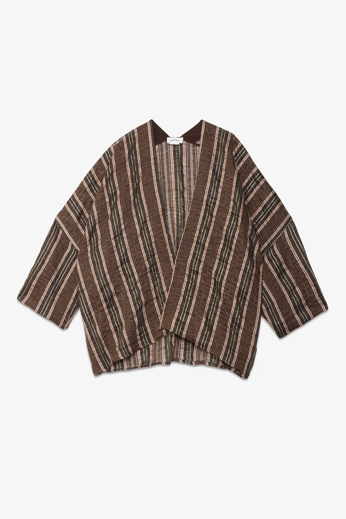 Leinenjacke im Kimono-Stil