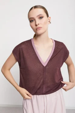 Leinenpulli