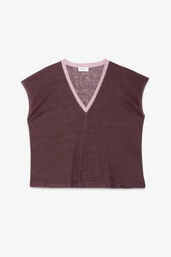 Leinenpulli