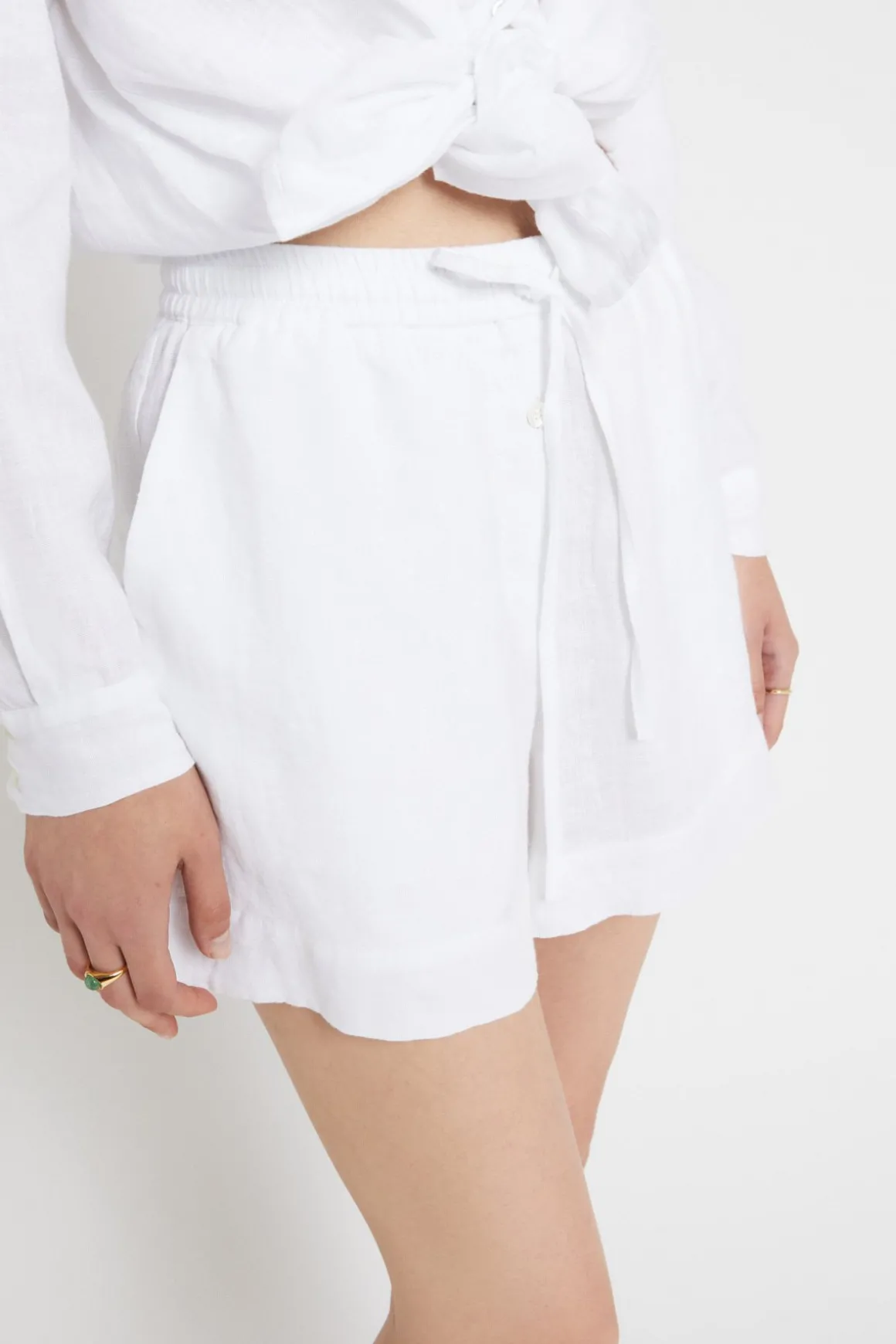 Leinenshorts