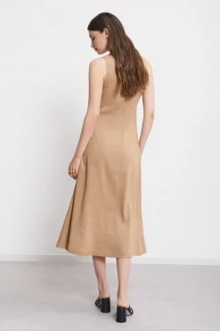 Midikleid aus Leinen