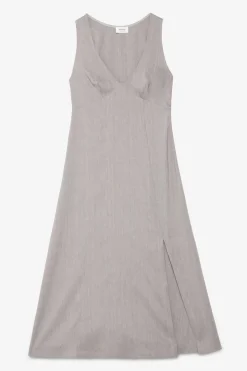 Midikleid aus Leinen