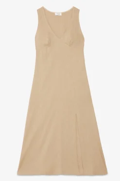 Midikleid aus Leinen