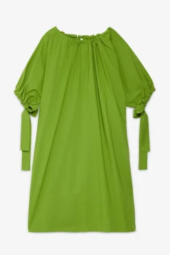 Midikleid aus Popeline