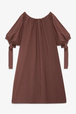 Midikleid aus Popeline