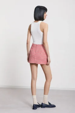 Minirock mit Vichy-Print