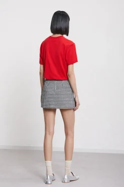 Minirock mit Vichy-Print