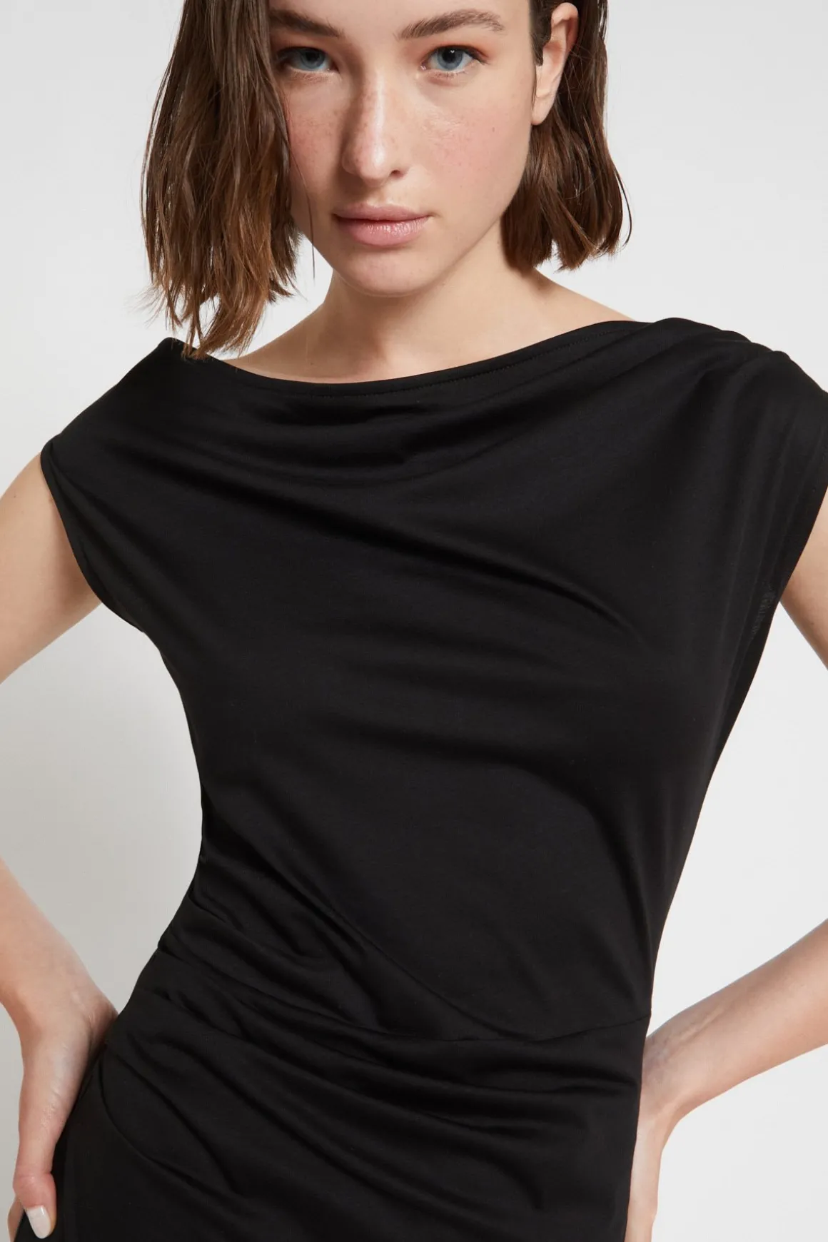 Mittellanges Jerseykleid