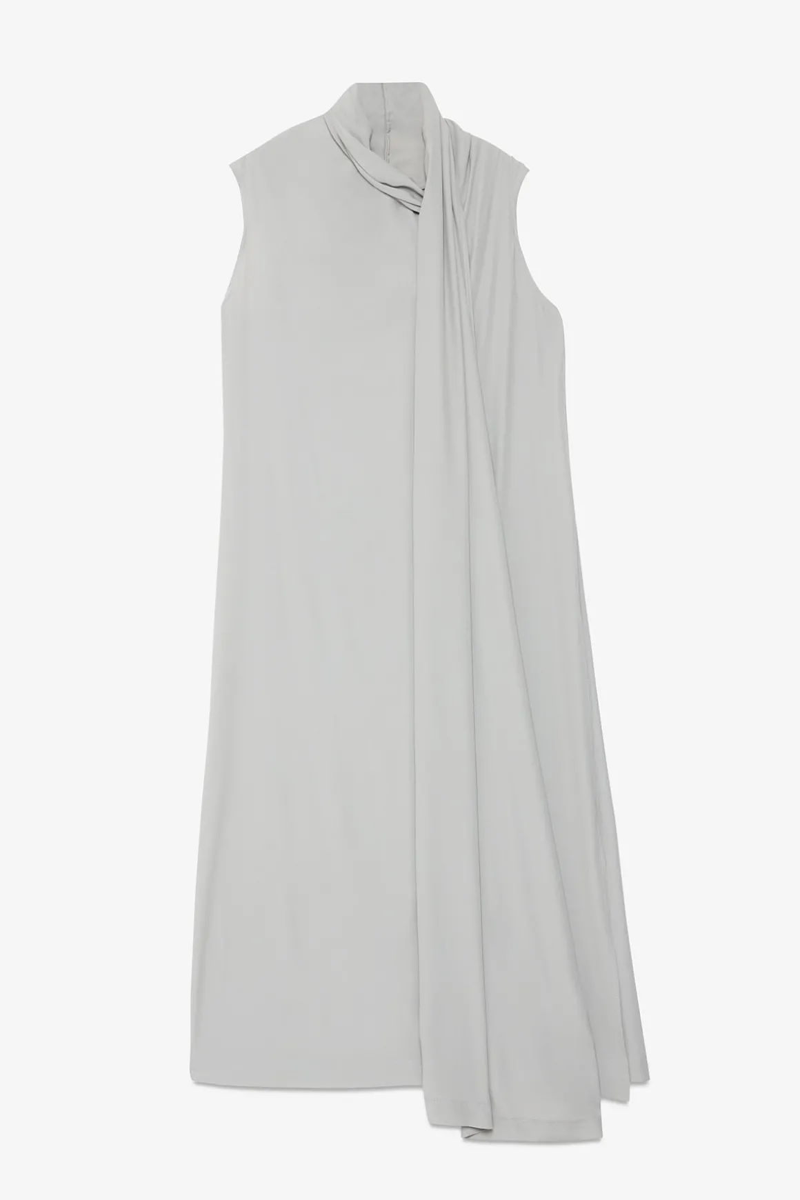 Mittellanges Kleid mit Schärpe
