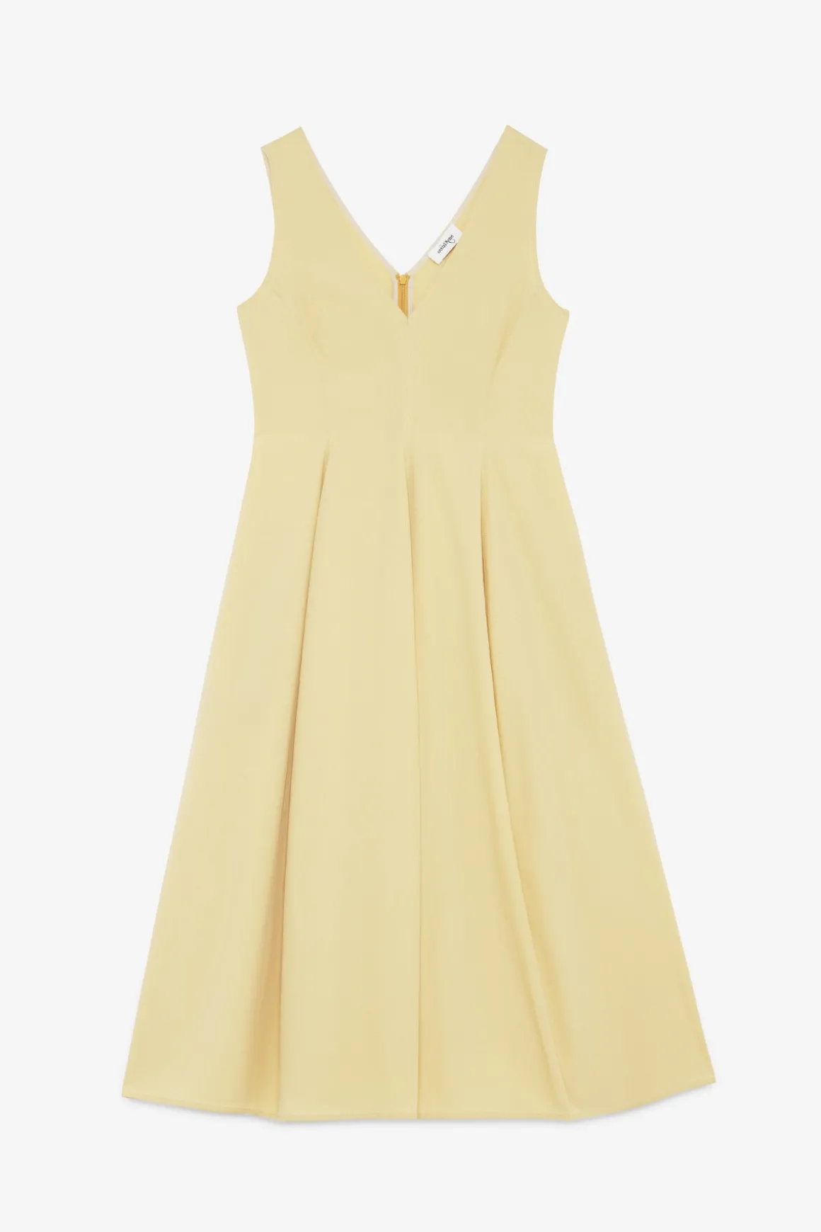 Mittellanges Popelinekleid
