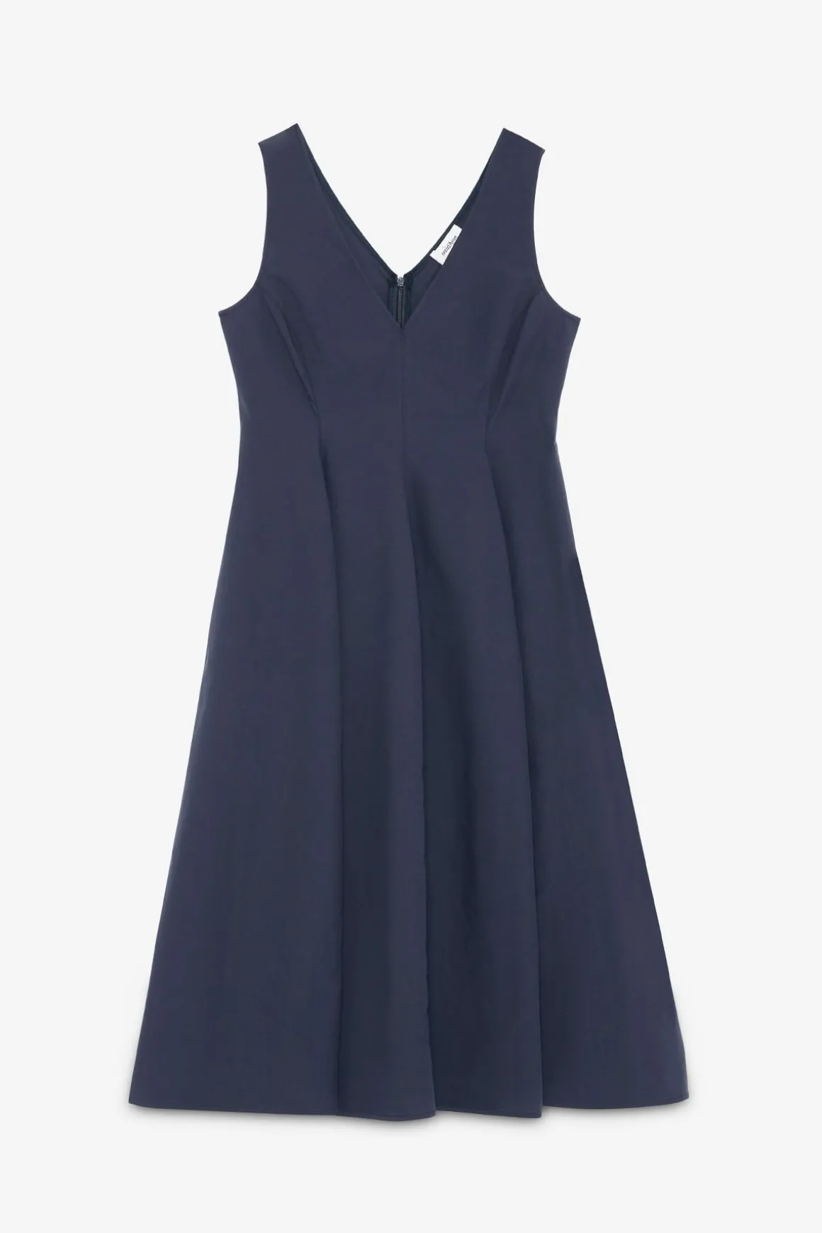Mittellanges Popelinekleid
