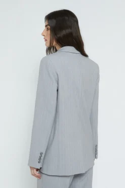 Nadelstreifenjacke mit 1 Knopf