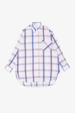 Oversize-Bluse aus Leinen
