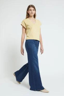 Palazzo-Hose aus Jeans