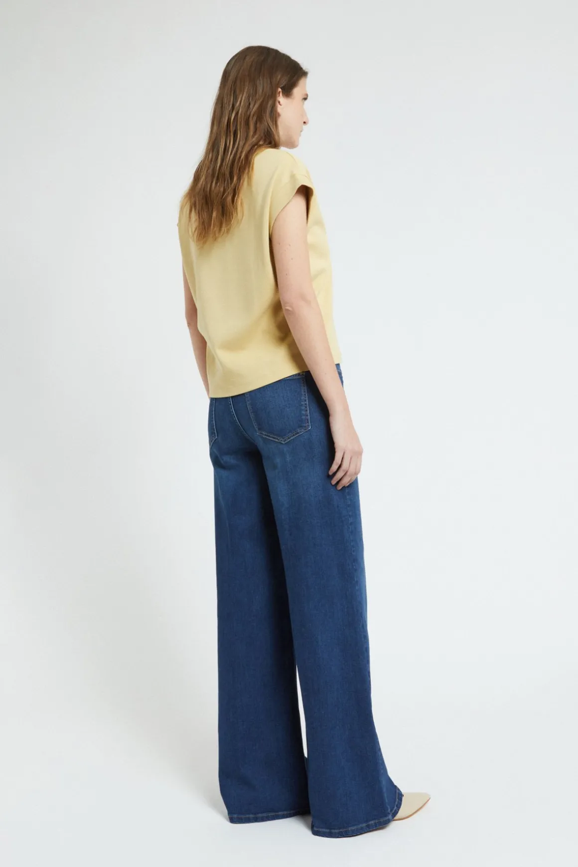 Palazzo-Hose aus Jeans